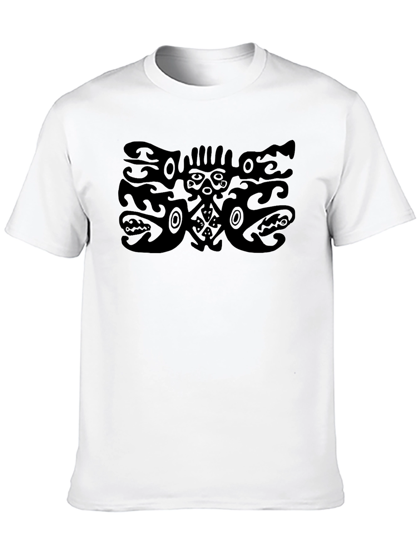 Aztec Graphic Tee - Black