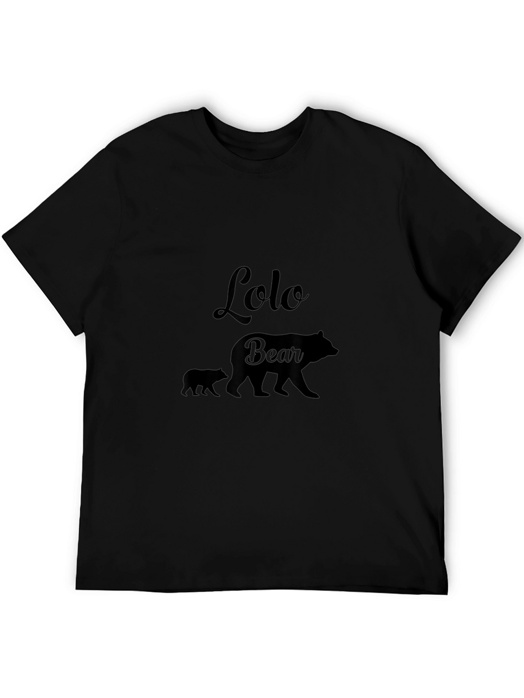 Lolo Bear Graphic T-Shirt - Black