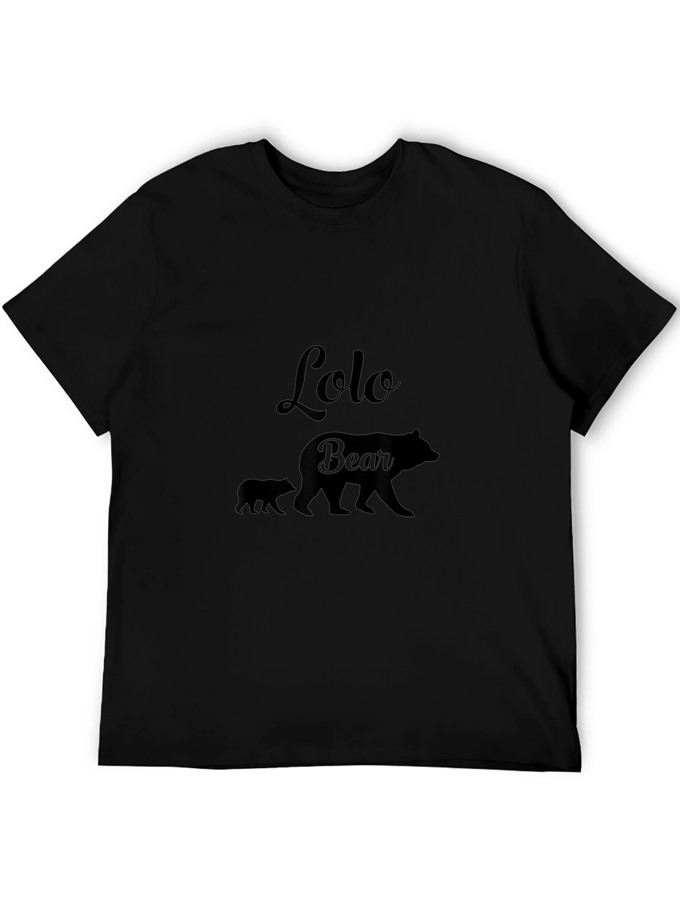 Lolo Bear Graphic T-Shirt - Black