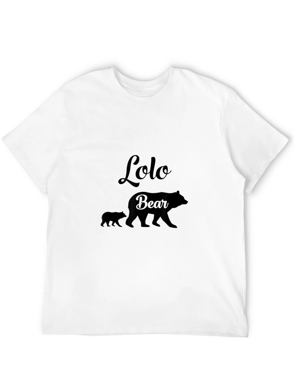 Lolo Bear Graphic T-Shirt - Black