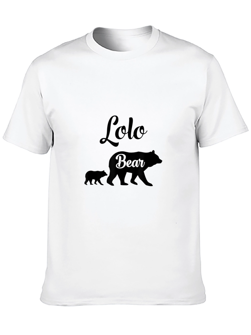 Lolo Bear Graphic T-Shirt - Black