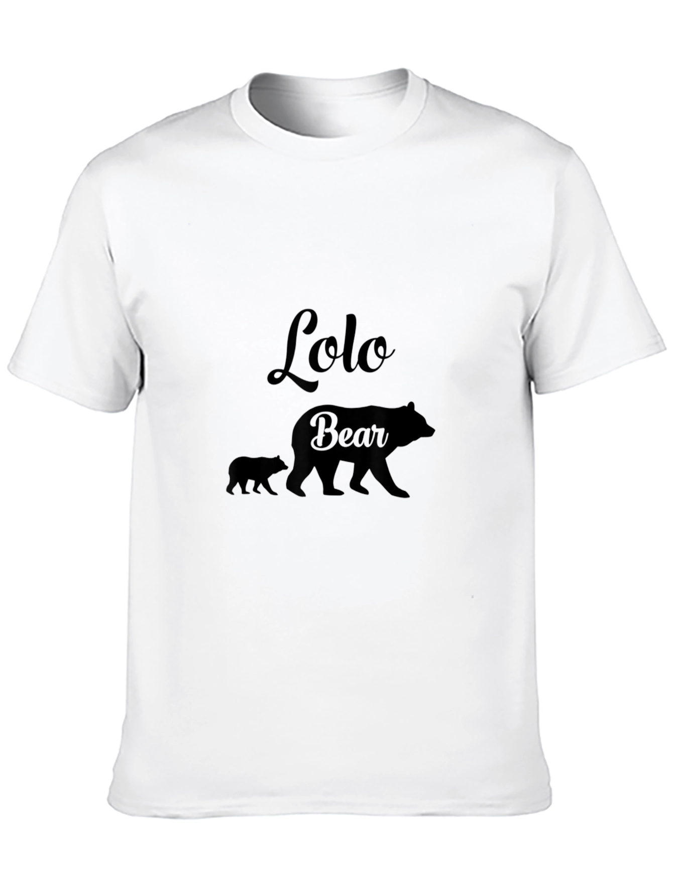 Lolo Bear Graphic T-Shirt - Black