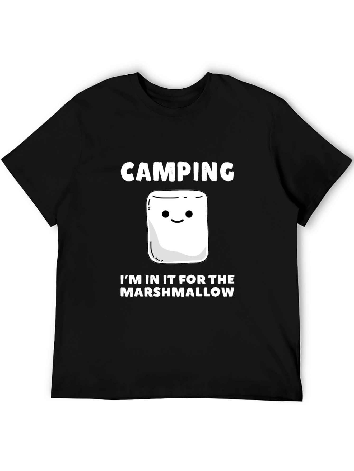 Camping Marshmallow T-Shirt - Funny Campfire Tee