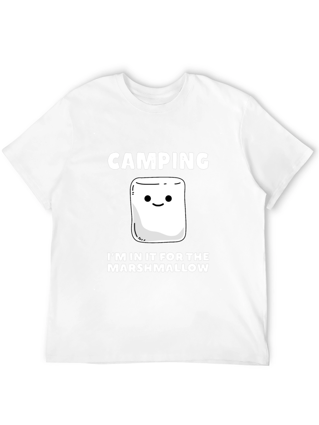 Camping Marshmallow T-Shirt - Funny Campfire Tee