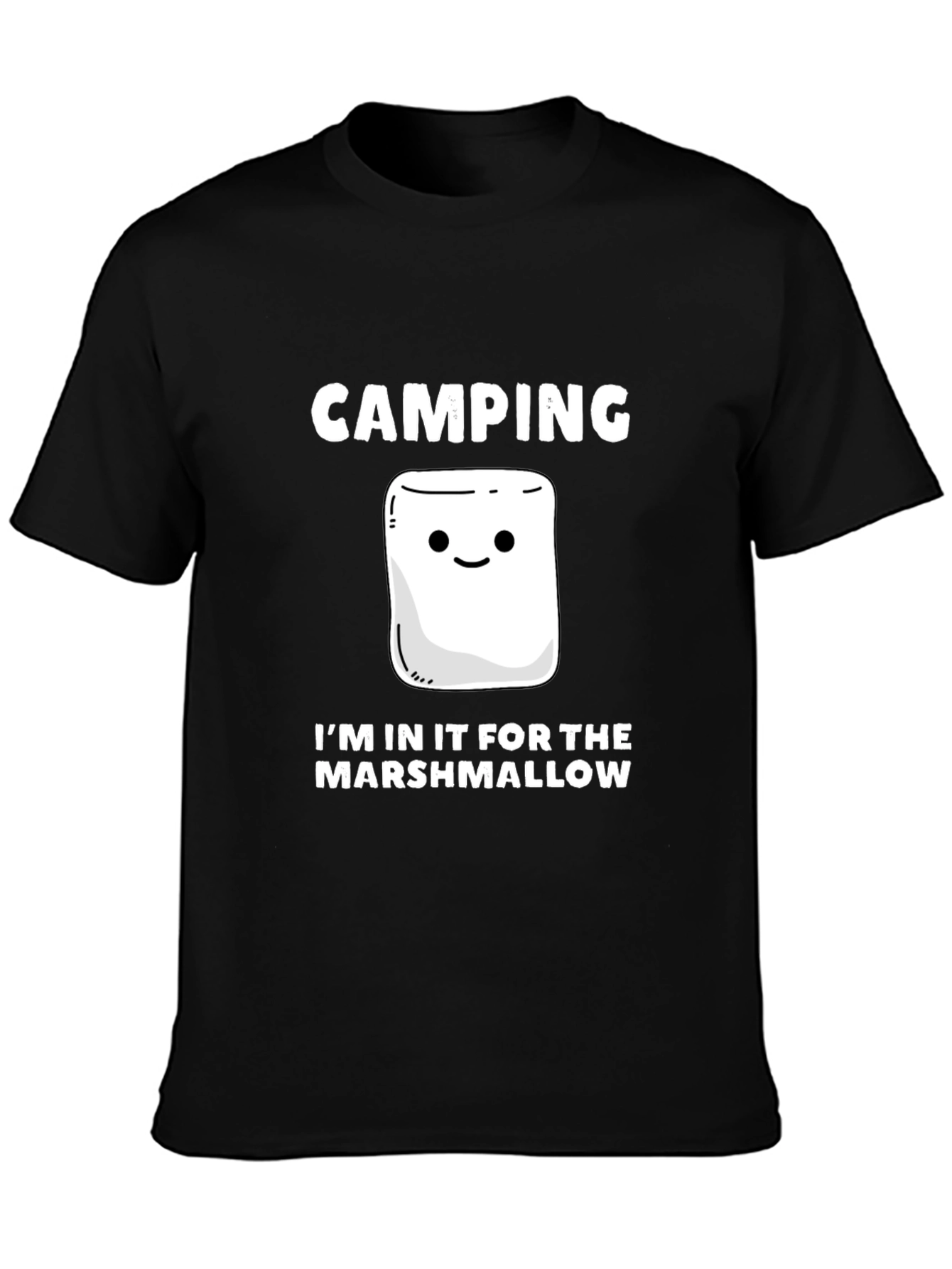 Camping Marshmallow T-Shirt - Funny Campfire Tee