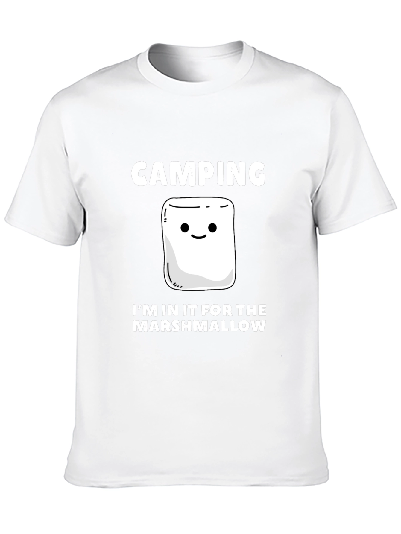 Camping Marshmallow T-Shirt - Funny Campfire Tee
