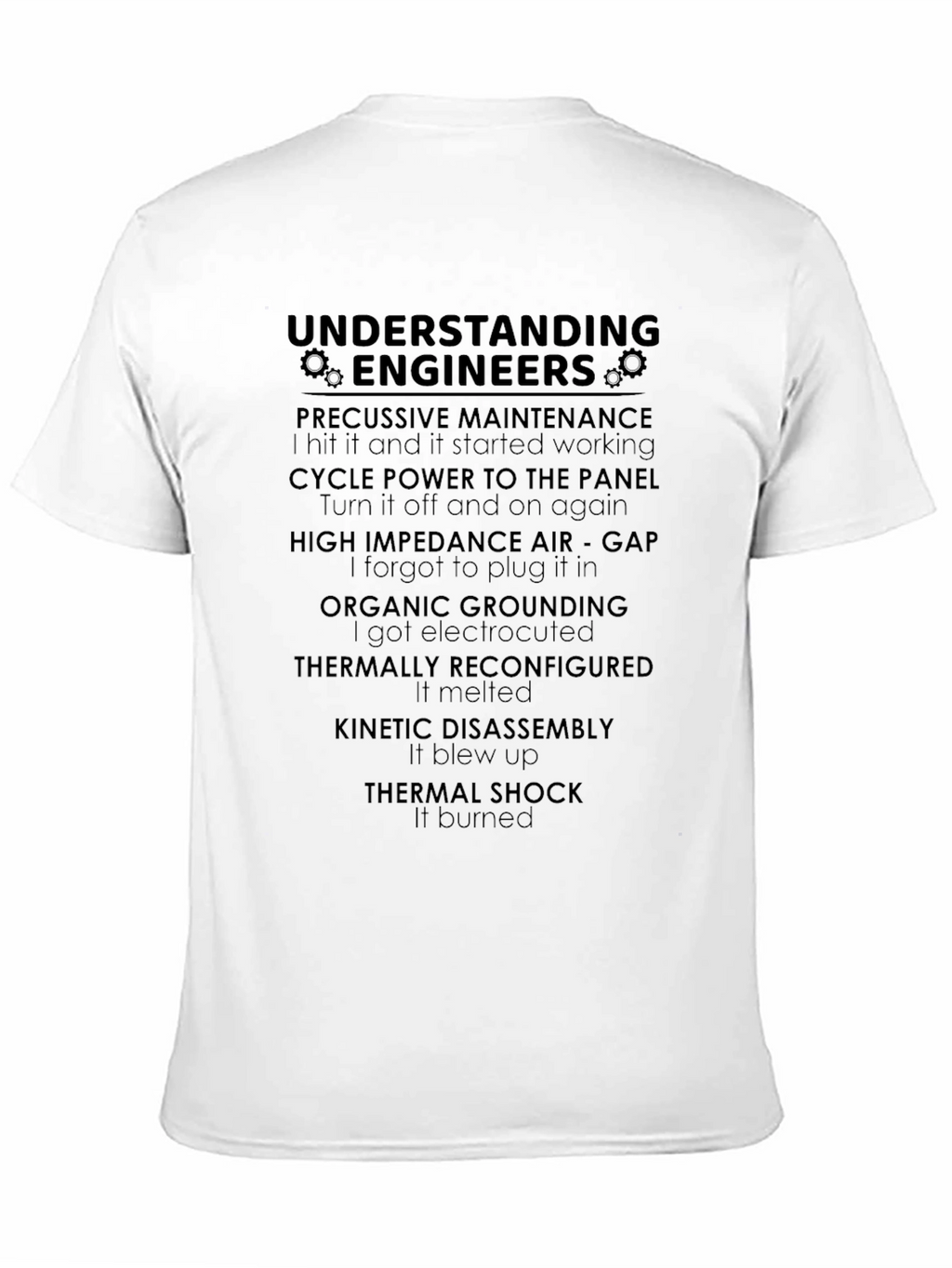 Understanding Engineers Graphic T-Shirt