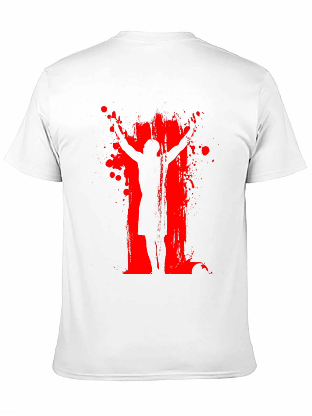 Abstract Graphic Print Crewneck T-Shirt
