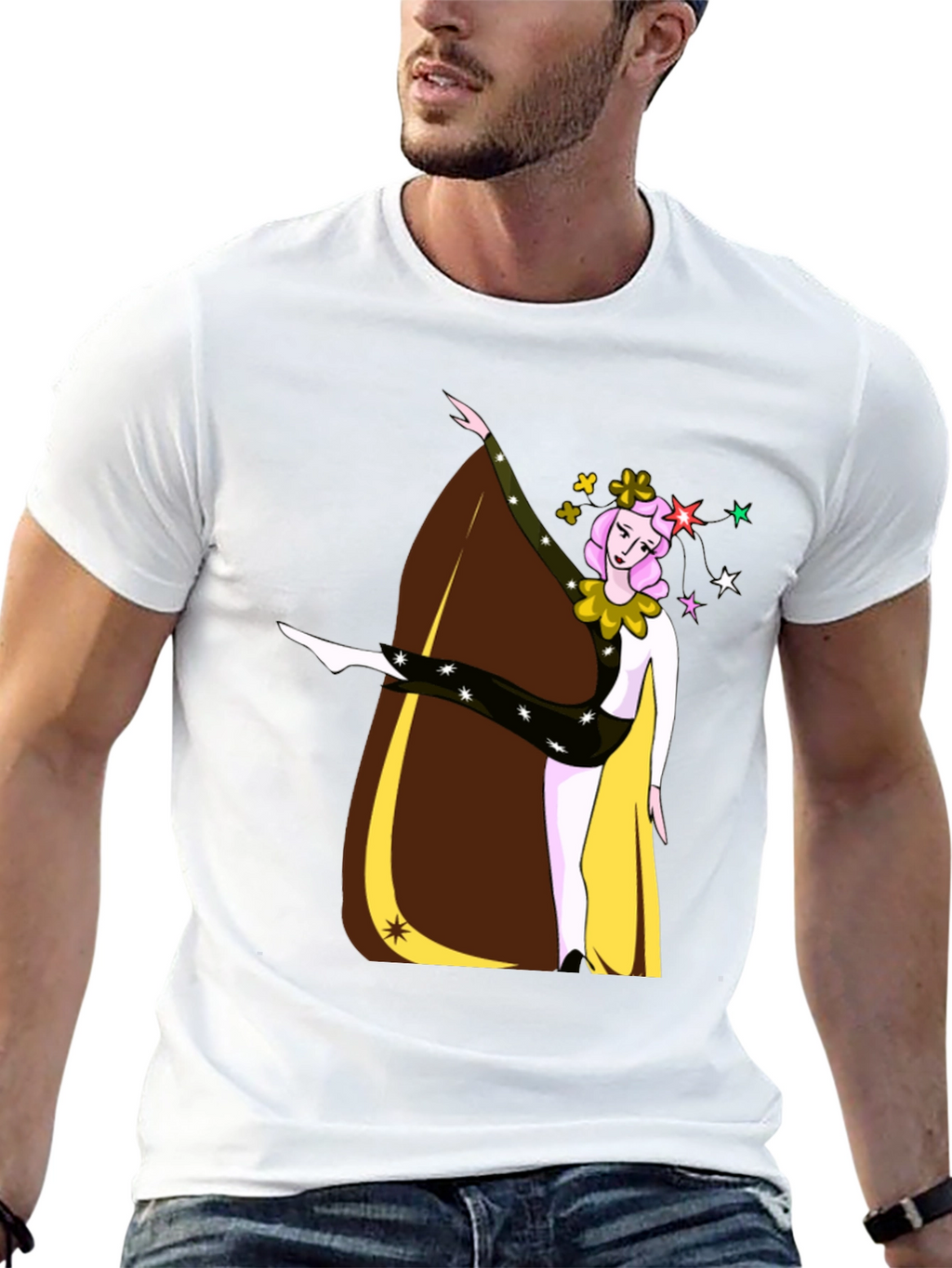 Dancing Clown Graphic Tee - Unique Design