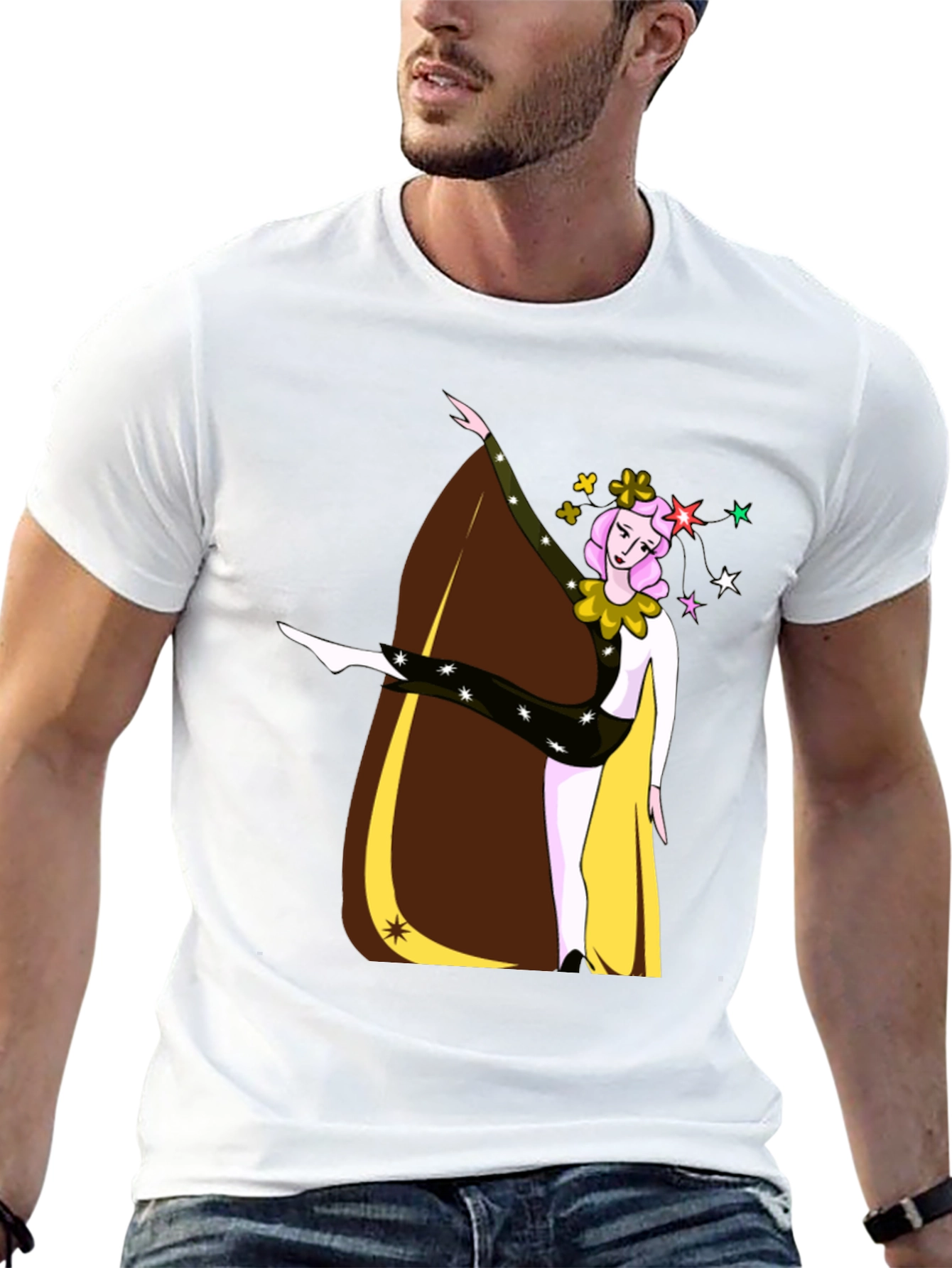 Dancing Clown Graphic Tee - Unique Design