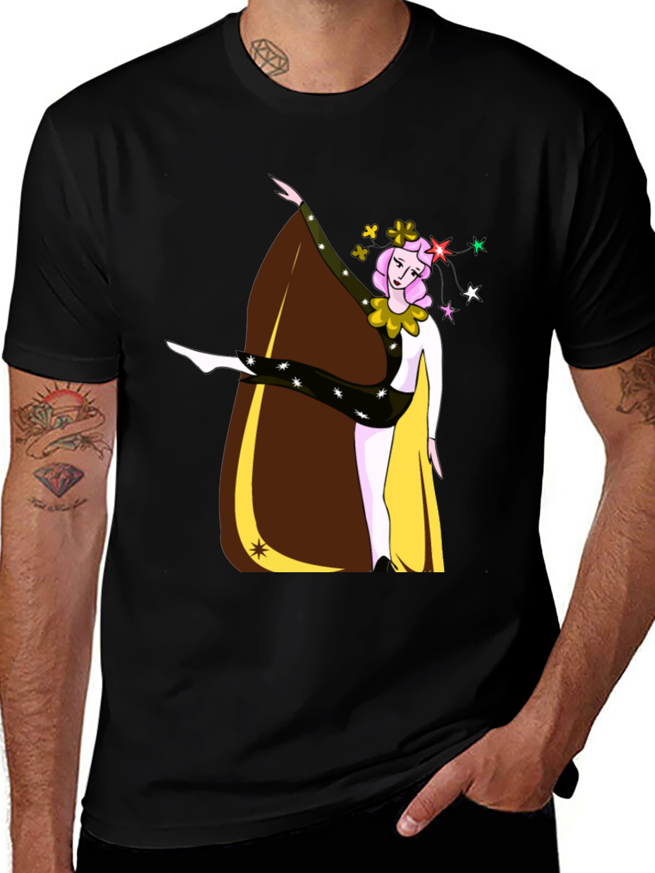 Dancing Clown Graphic Tee - Unique Design
