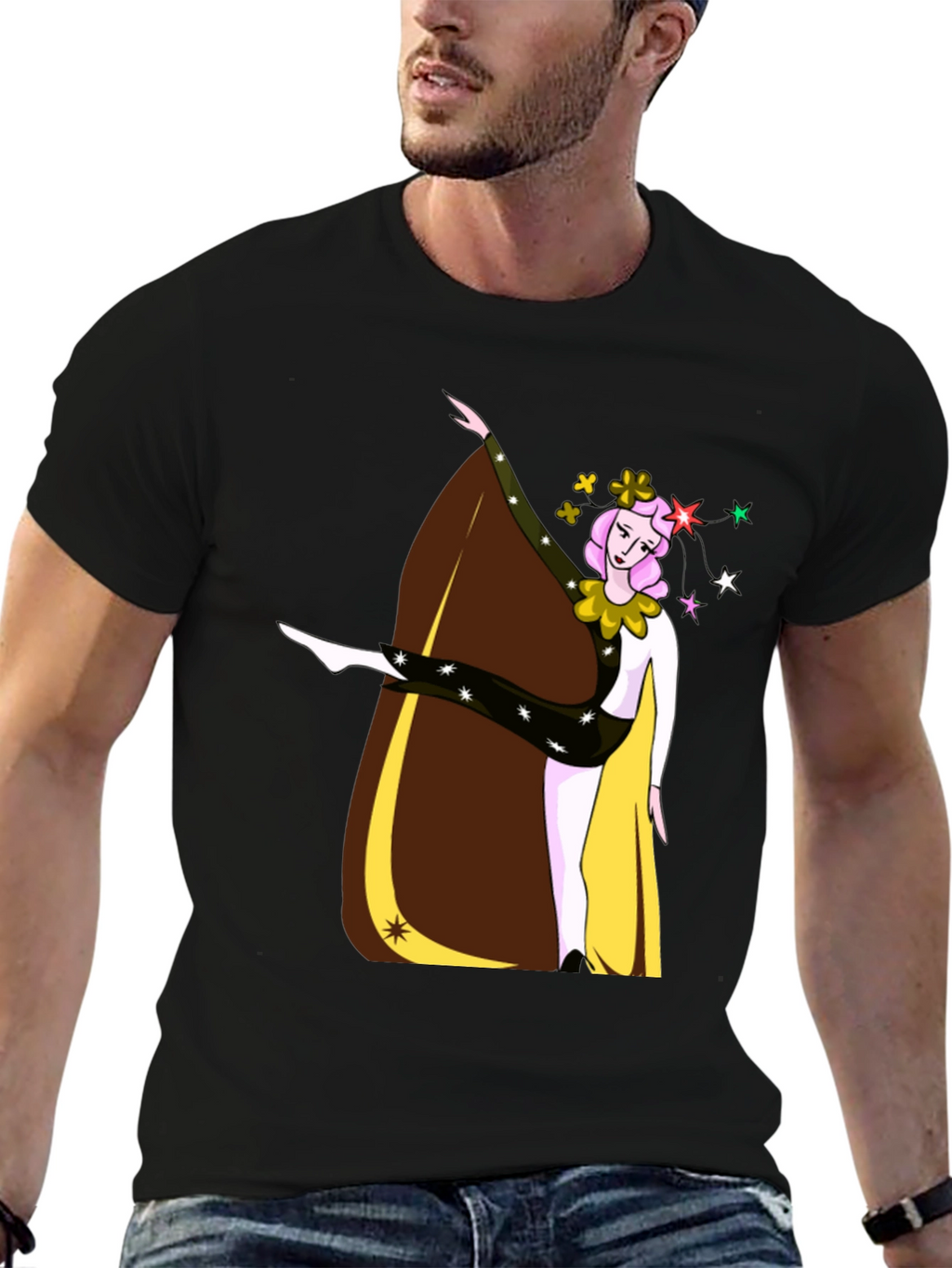 Dancing Clown Graphic Tee - Unique Design
