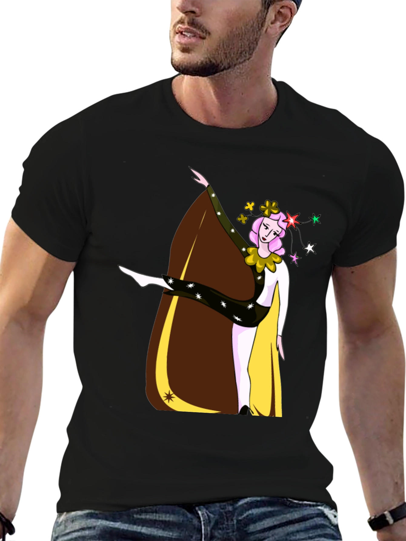 Dancing Clown Graphic Tee - Unique Design