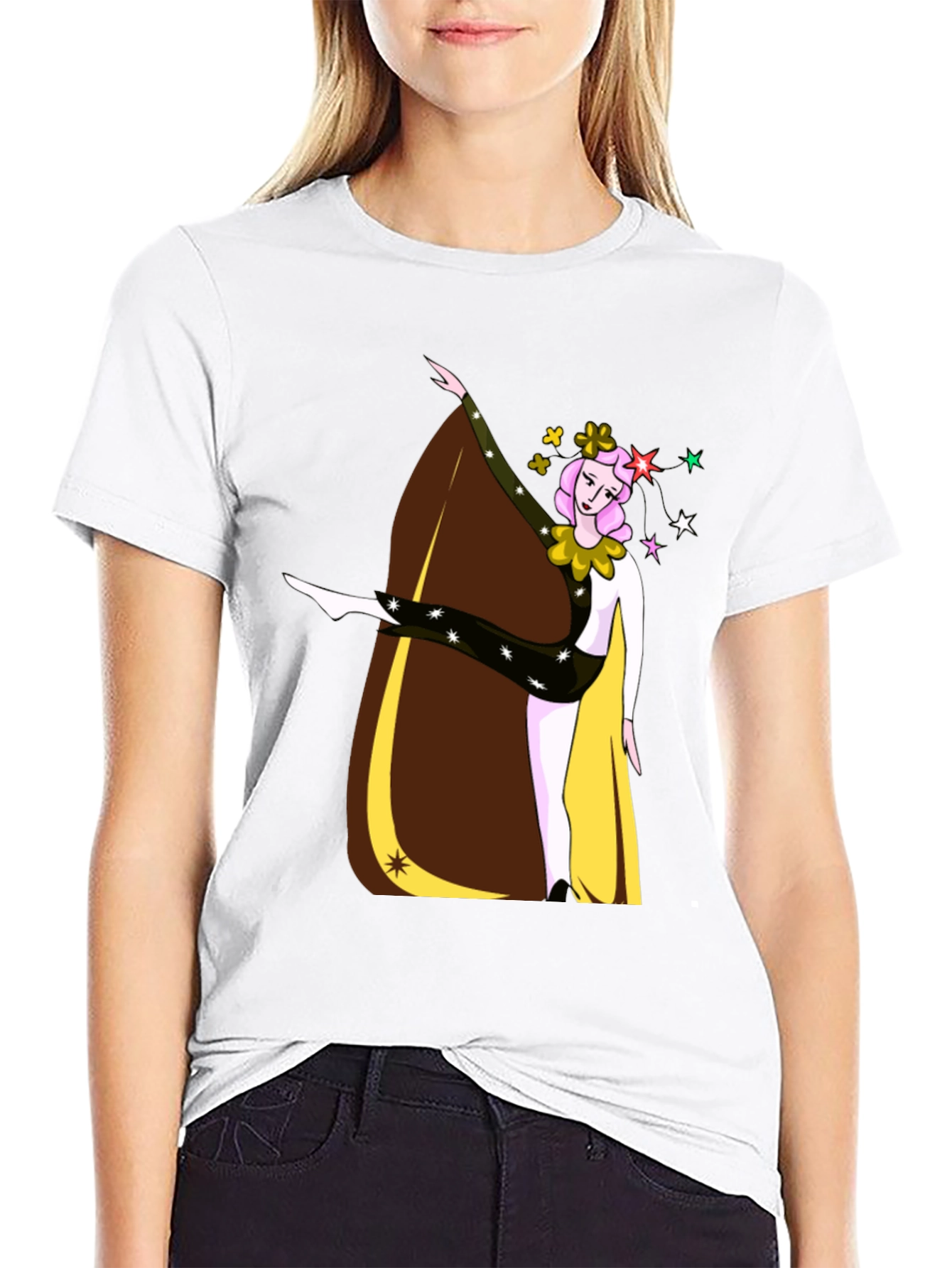 Dancing Clown Graphic Tee - Unique Design