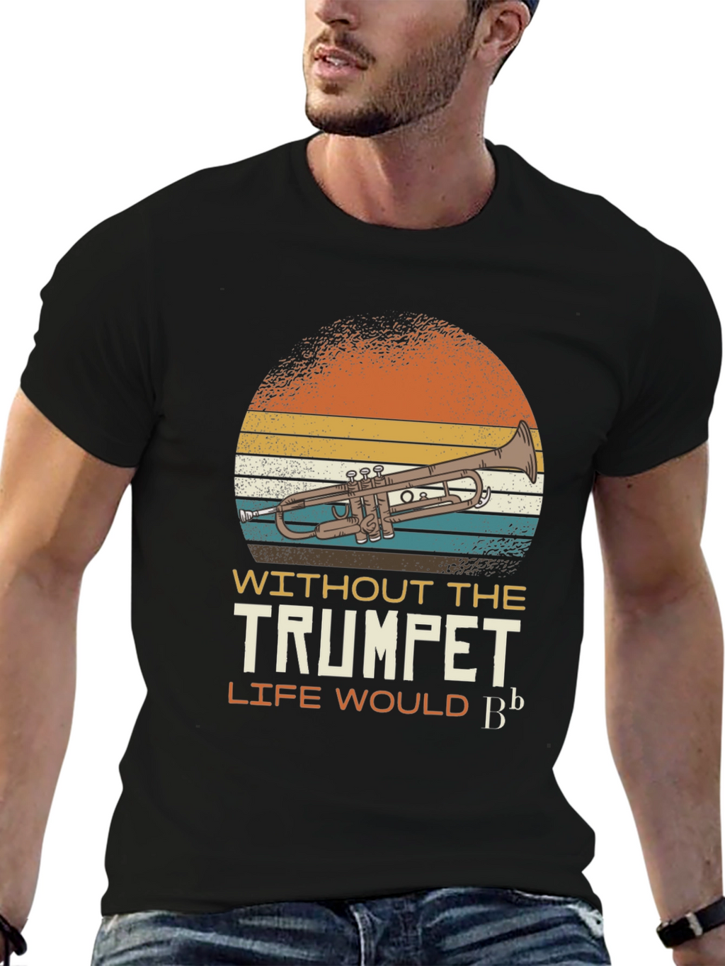 Trumpet T-Shirt: Life Would Bb Musical Tee