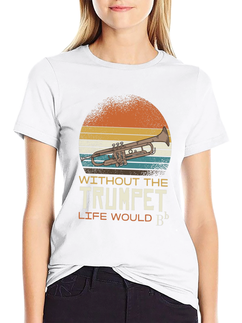 Trumpet T-Shirt: Life Would Bb Musical Tee