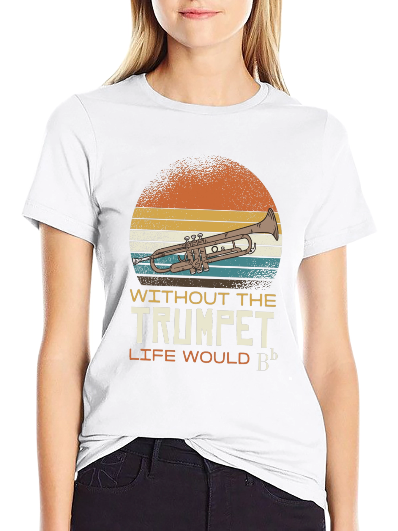 Trumpet T-Shirt: Life Would Bb Musical Tee