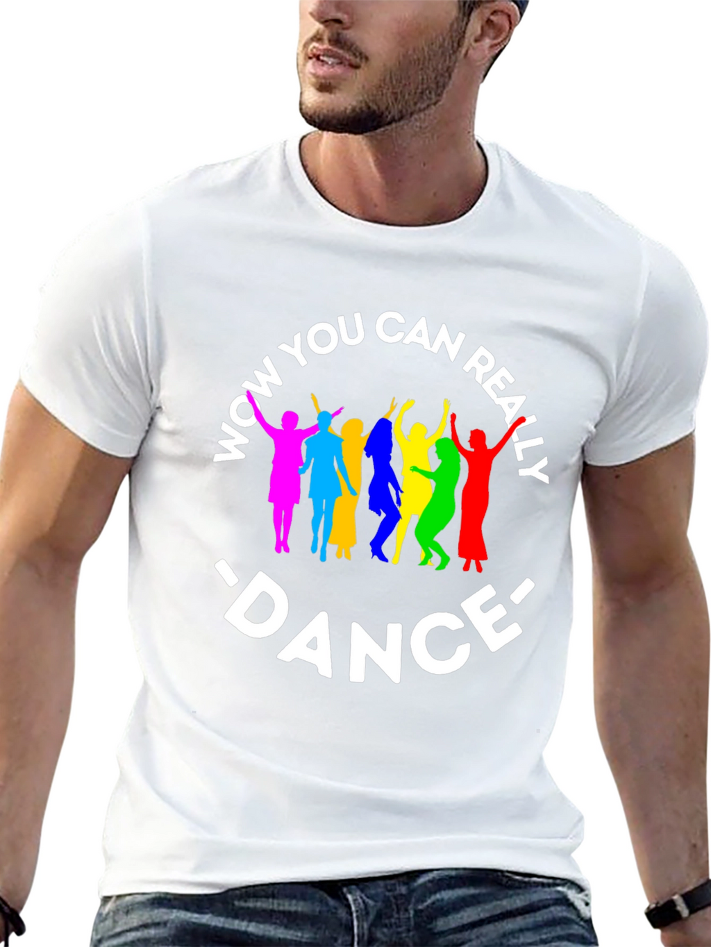 Wow You Can Really Dance Black T-Shirt