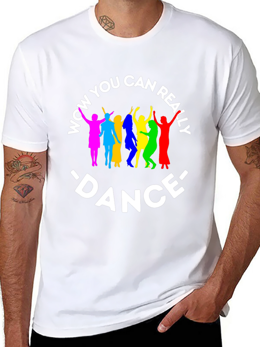Wow You Can Really Dance Black T-Shirt