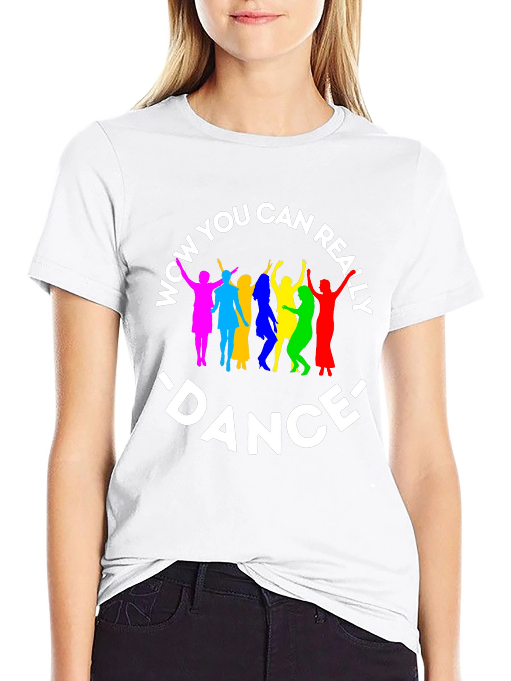 Wow You Can Really Dance Black T-Shirt