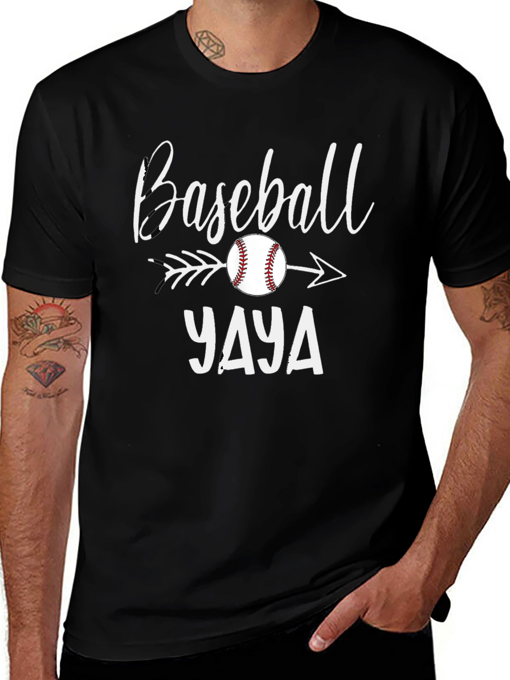 Baseball Yaya Graphic Tee