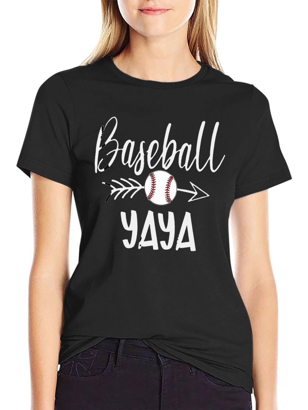 Baseball Yaya Graphic Tee