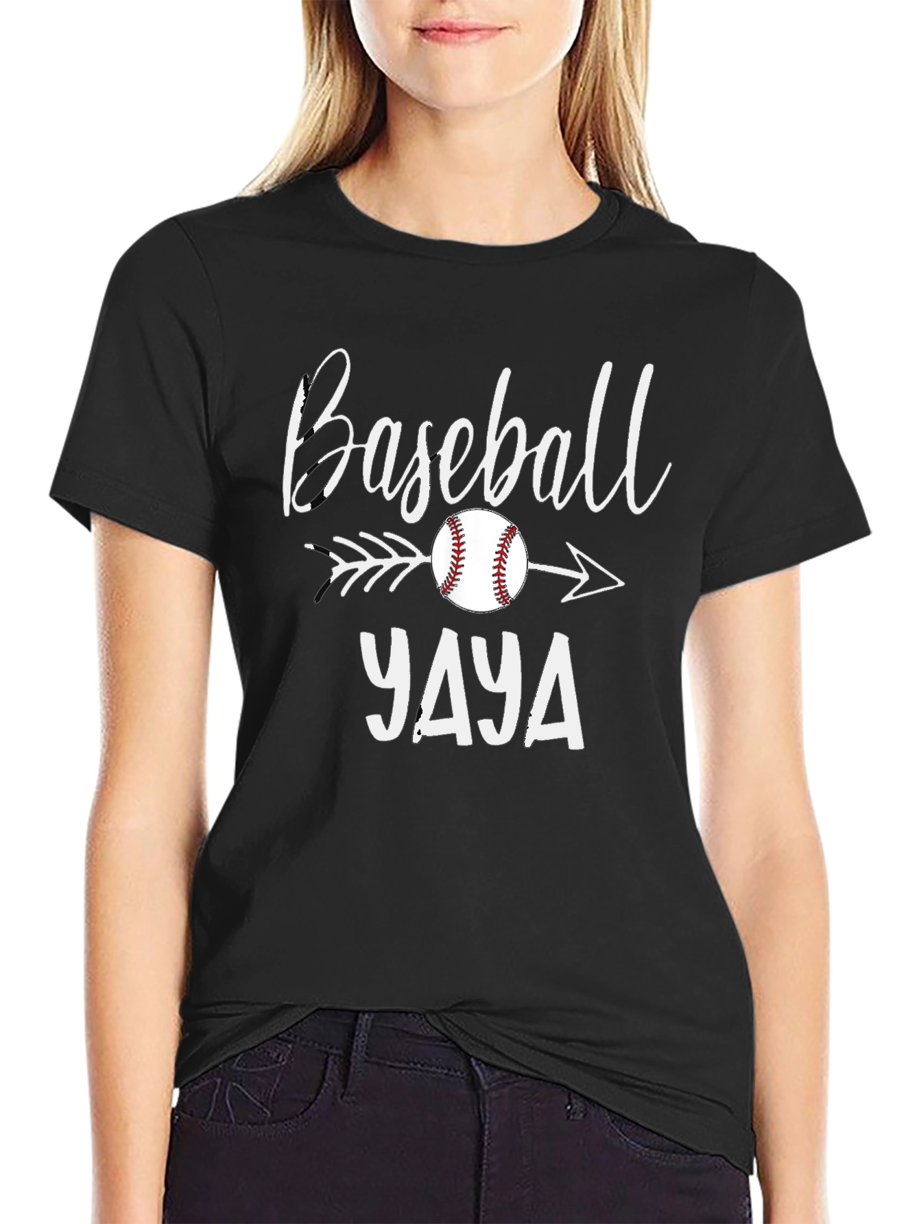 Baseball Yaya Graphic Tee