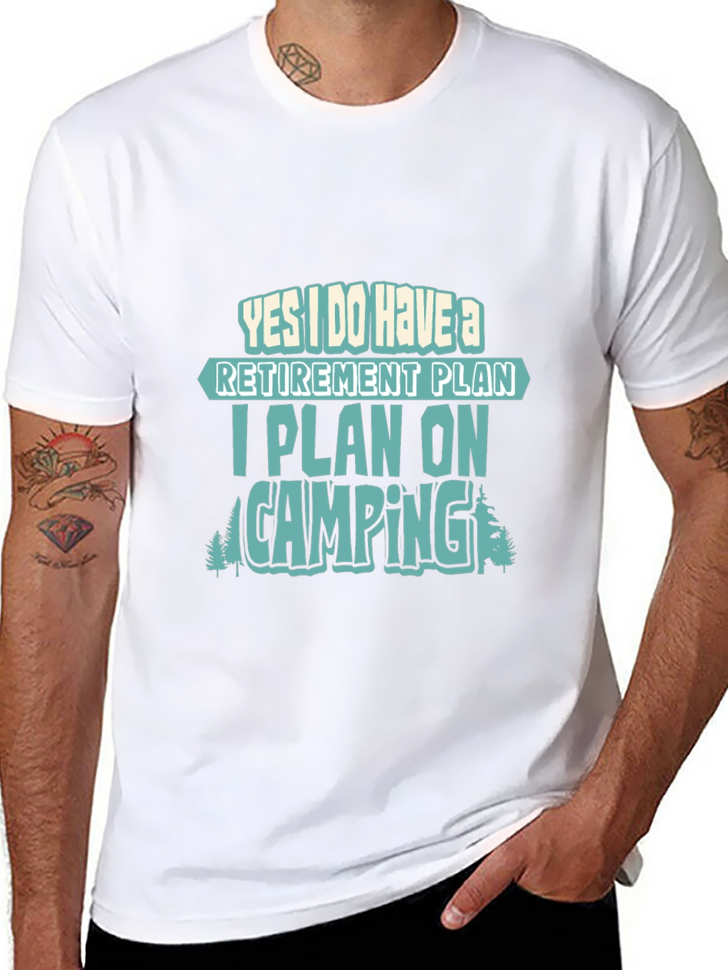 Retirement Plan Camping T-Shirt