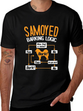 Samoyed Barking Logic T-Shirt