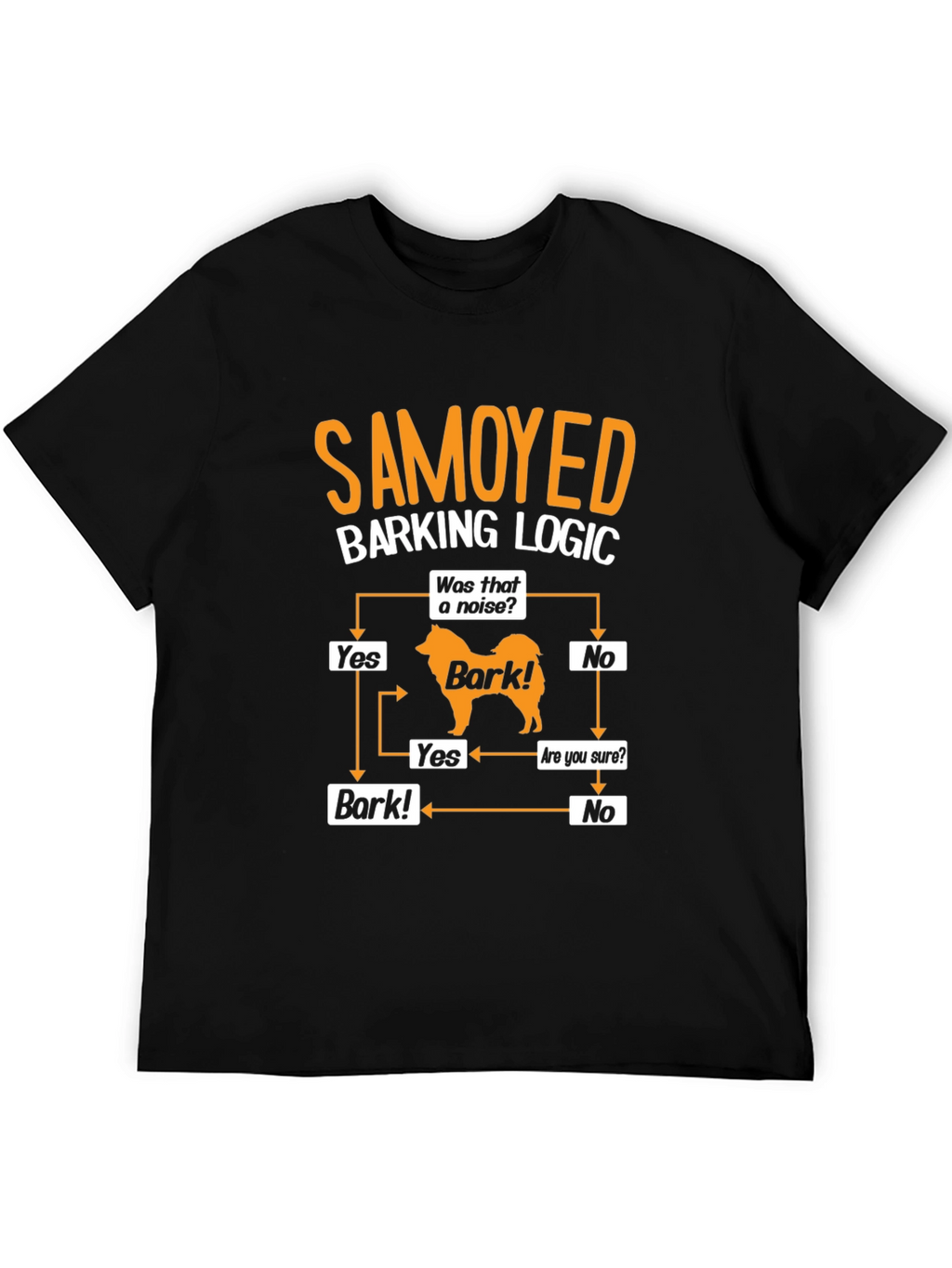 Samoyed Barking Logic T-Shirt