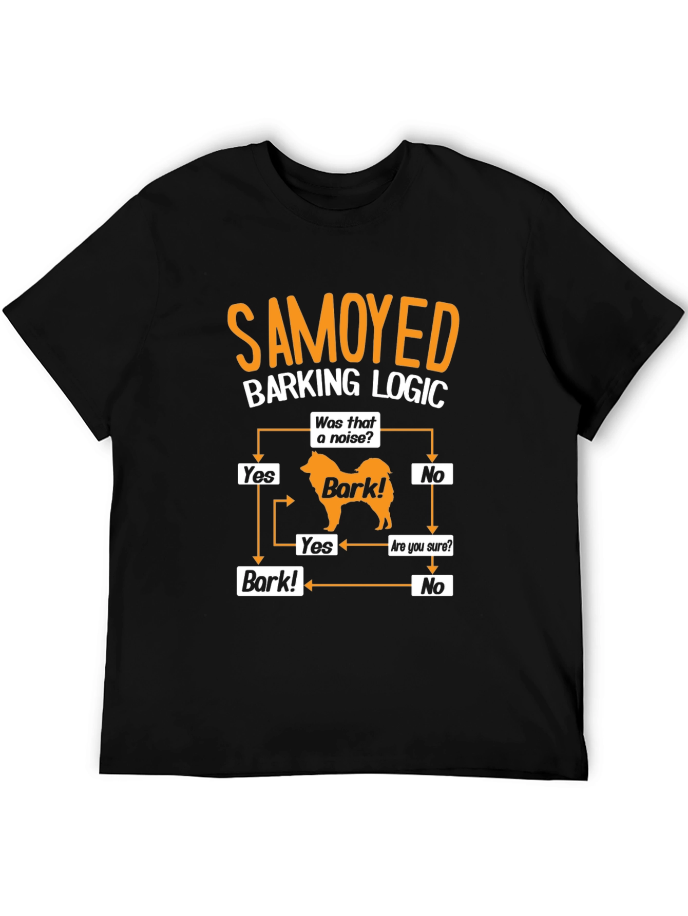 Samoyed Barking Logic T-Shirt