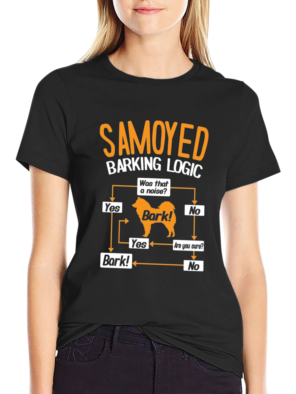 Samoyed Barking Logic T-Shirt