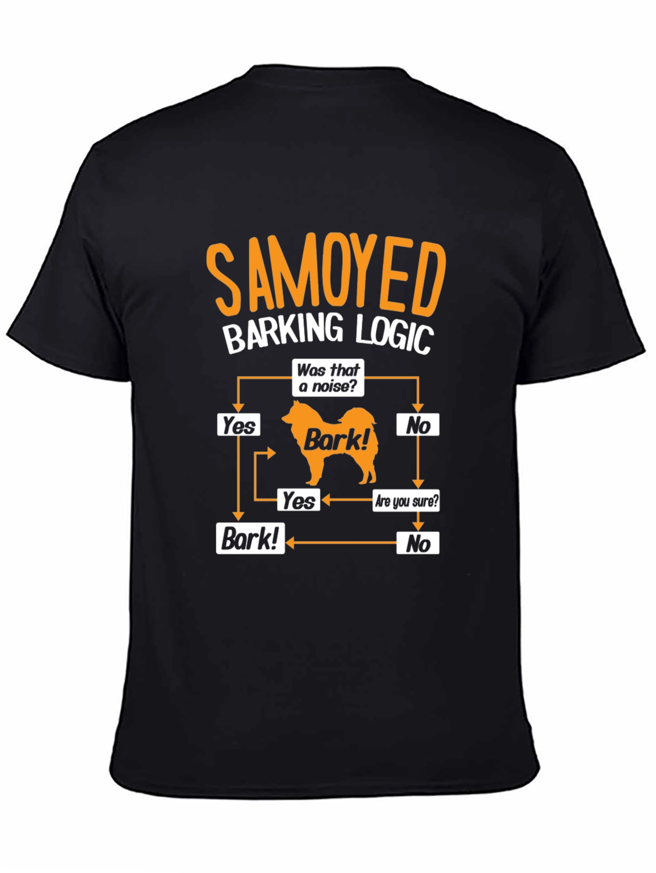 Samoyed Barking Logic T-Shirt