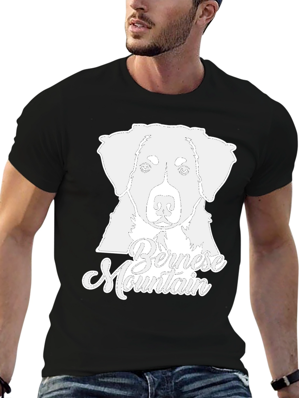 Bernese Mountain Dog T-Shirt Dog Lover Tee
