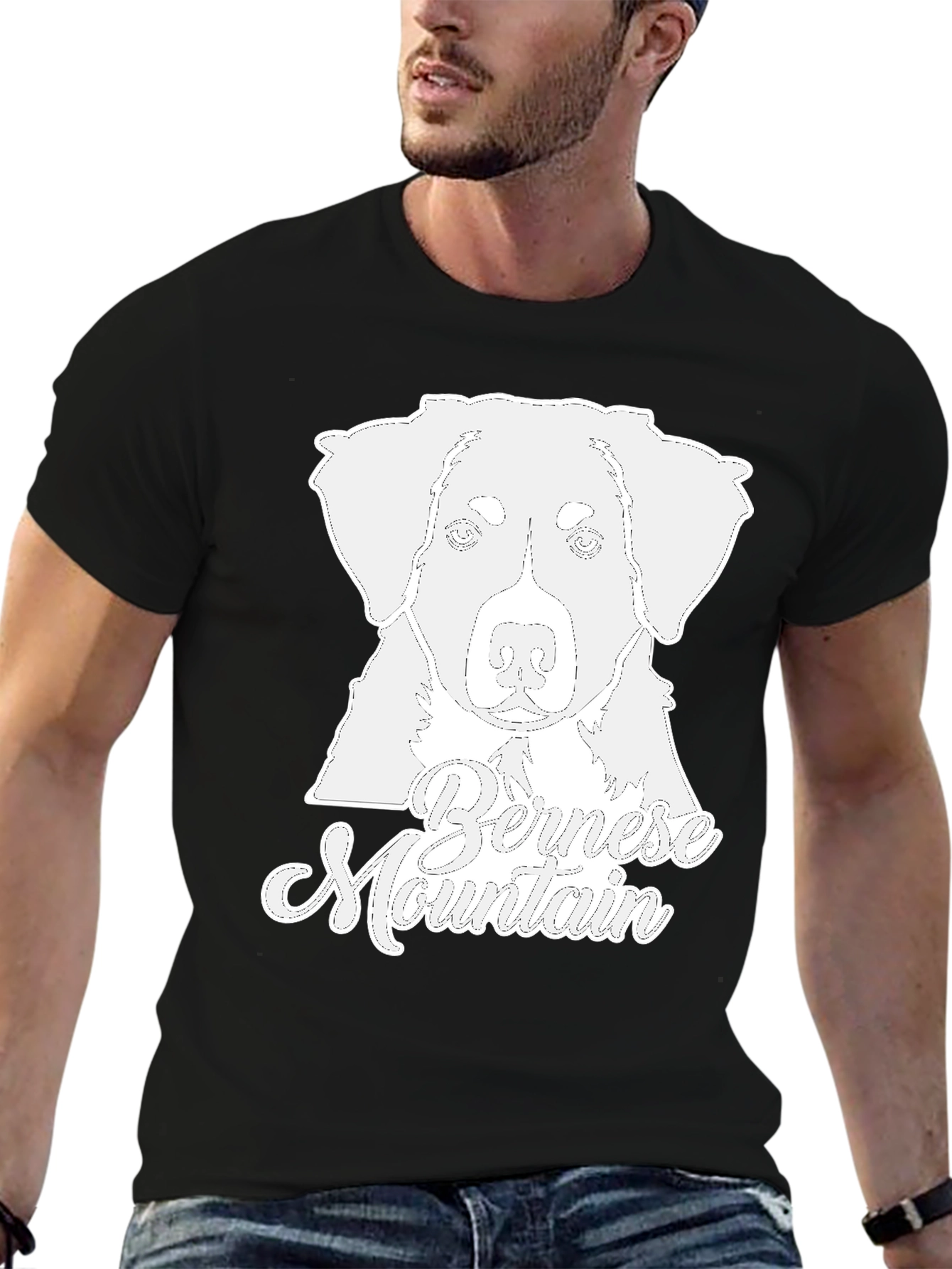 Bernese Mountain Dog T-Shirt Dog Lover Tee