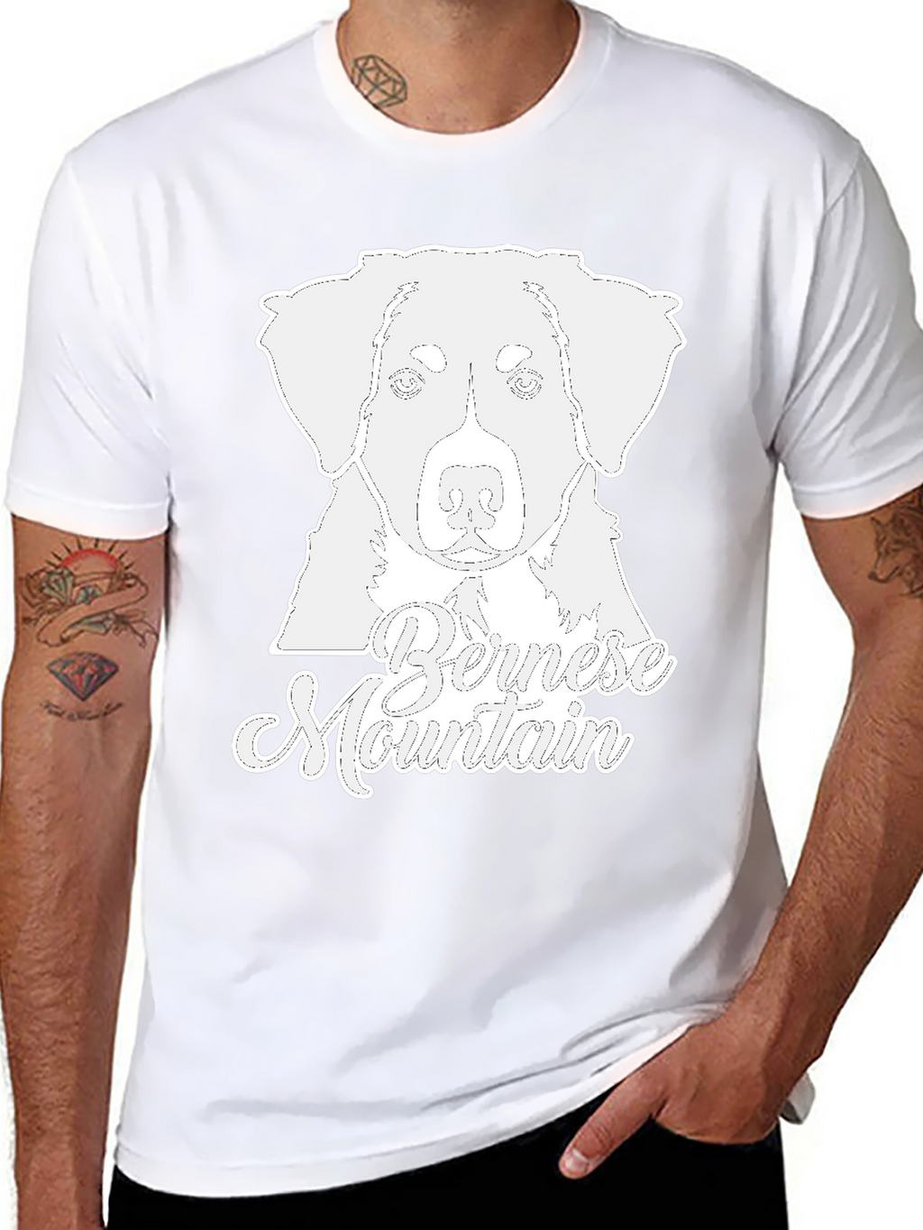 Bernese Mountain Dog T-Shirt Dog Lover Tee