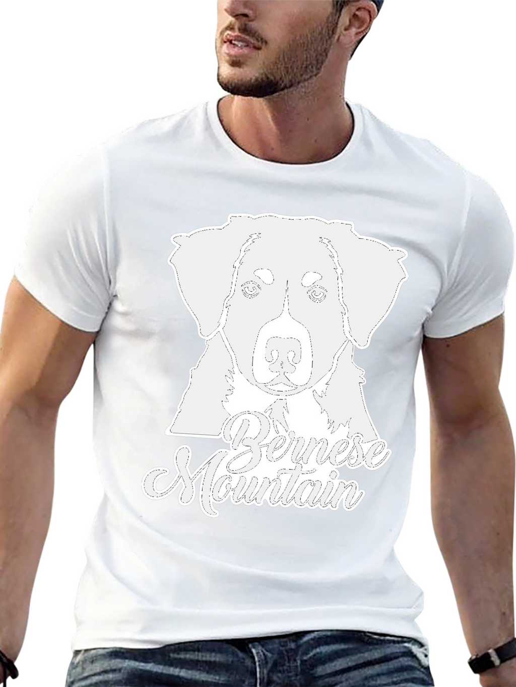 Bernese Mountain Dog T-Shirt Dog Lover Tee