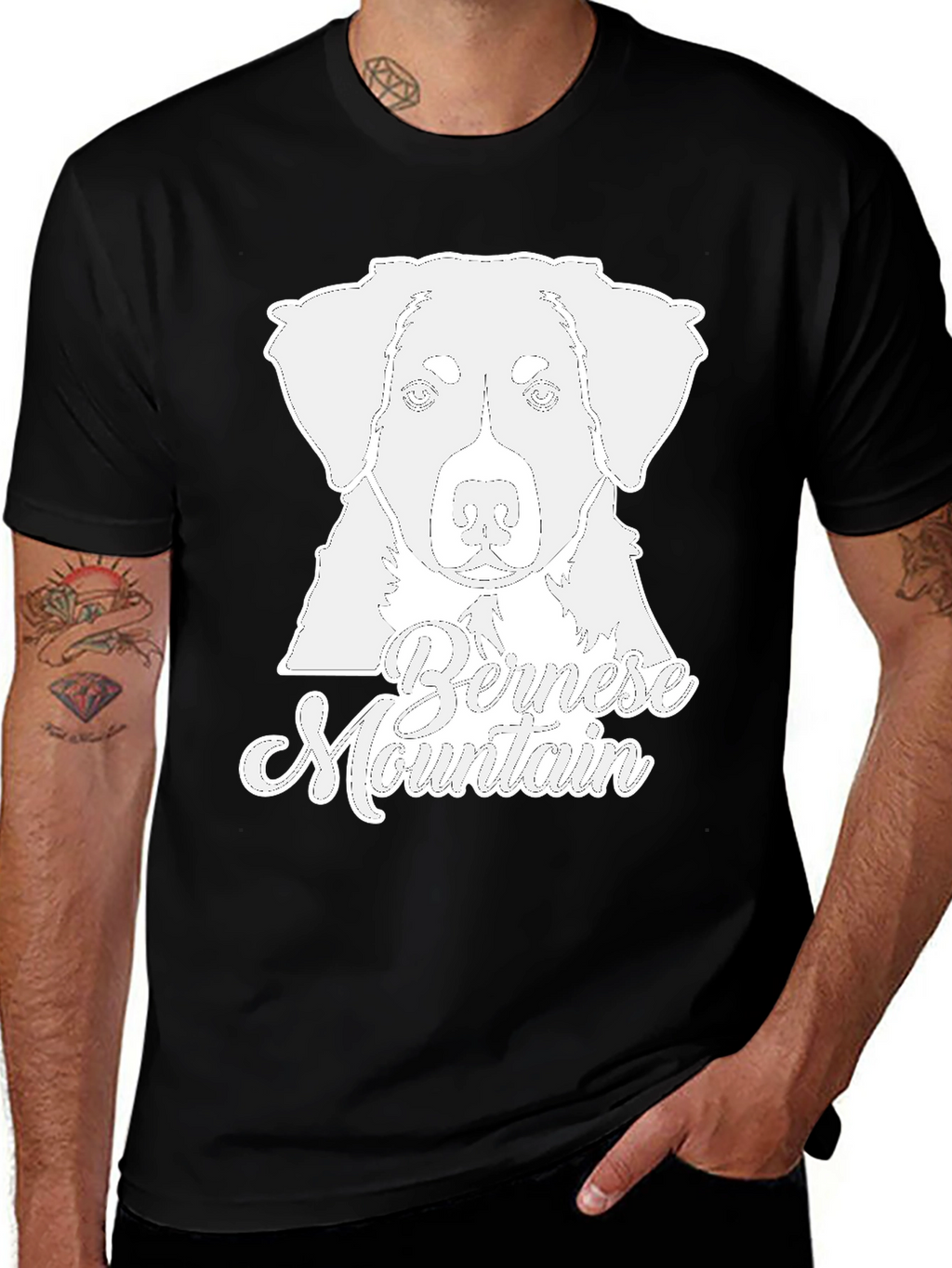 Bernese Mountain Dog T-Shirt Dog Lover Tee