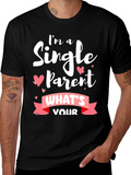 Single Parent Black T-Shirt