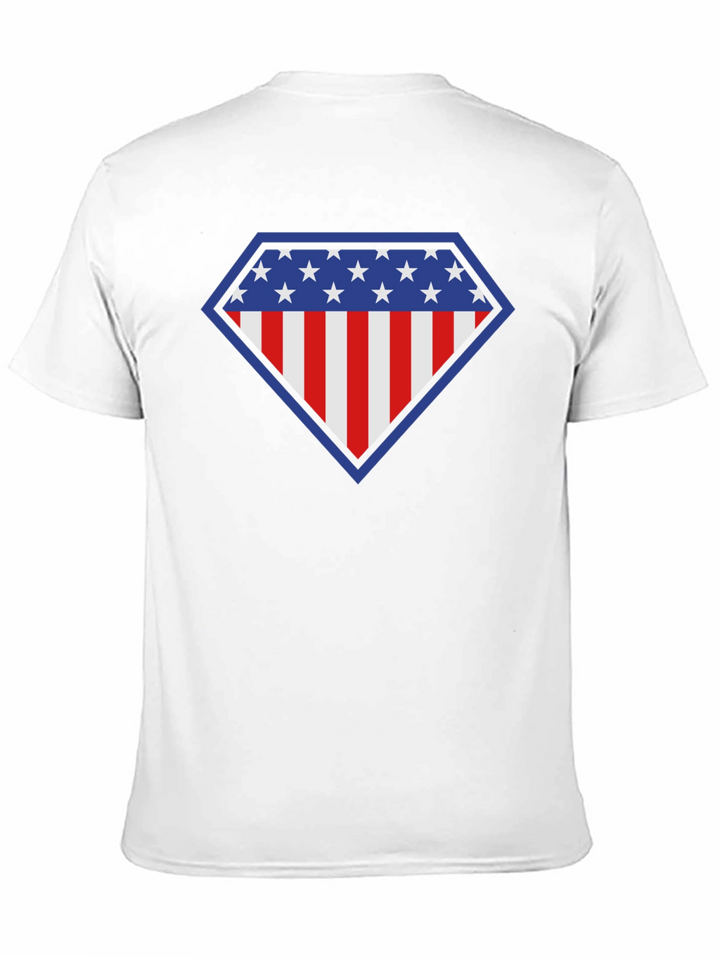 American Flag Shield Graphic Tee - Patriotic Style