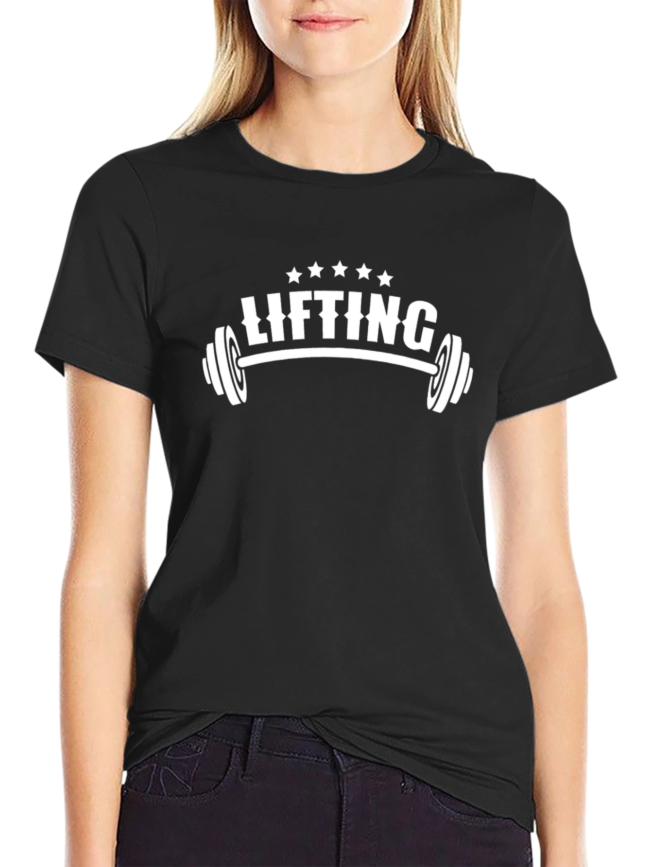 Lifting Graphic Tee - Black