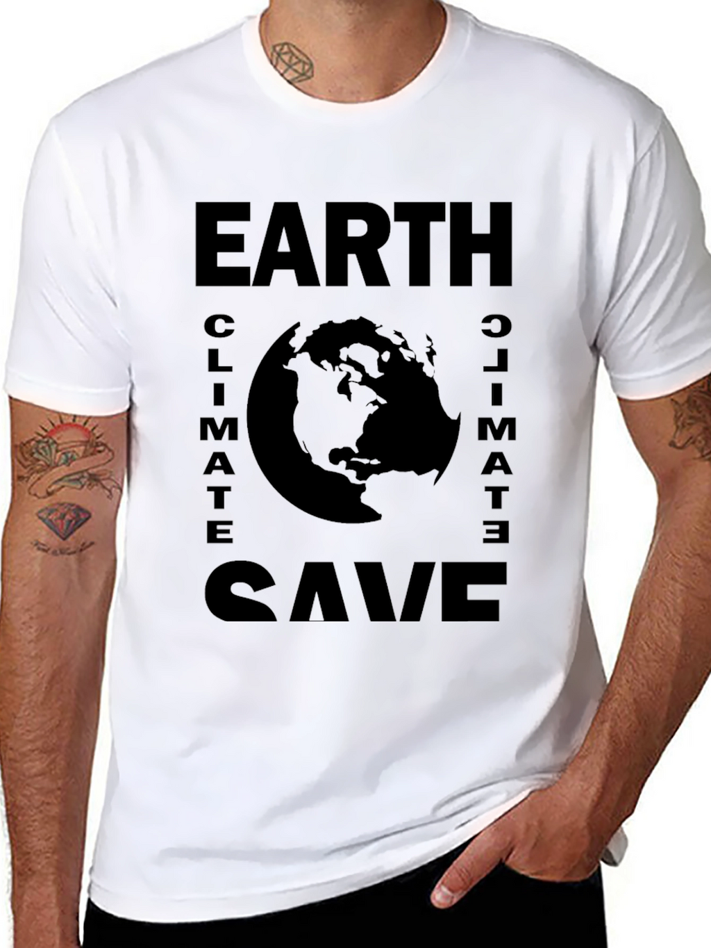 Save Earth Climate Change Graphic Tee