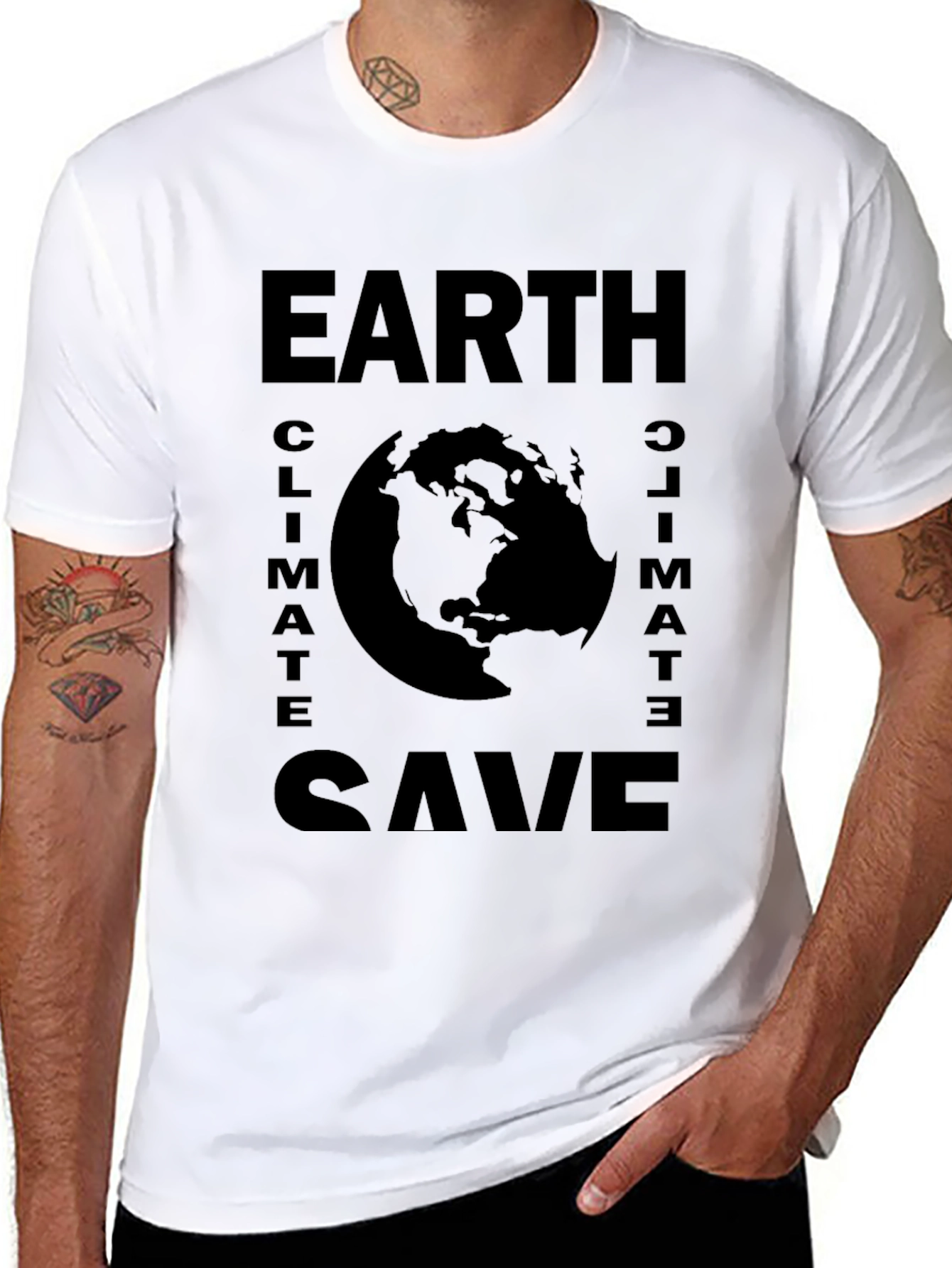 Save Earth Climate Change Graphic Tee