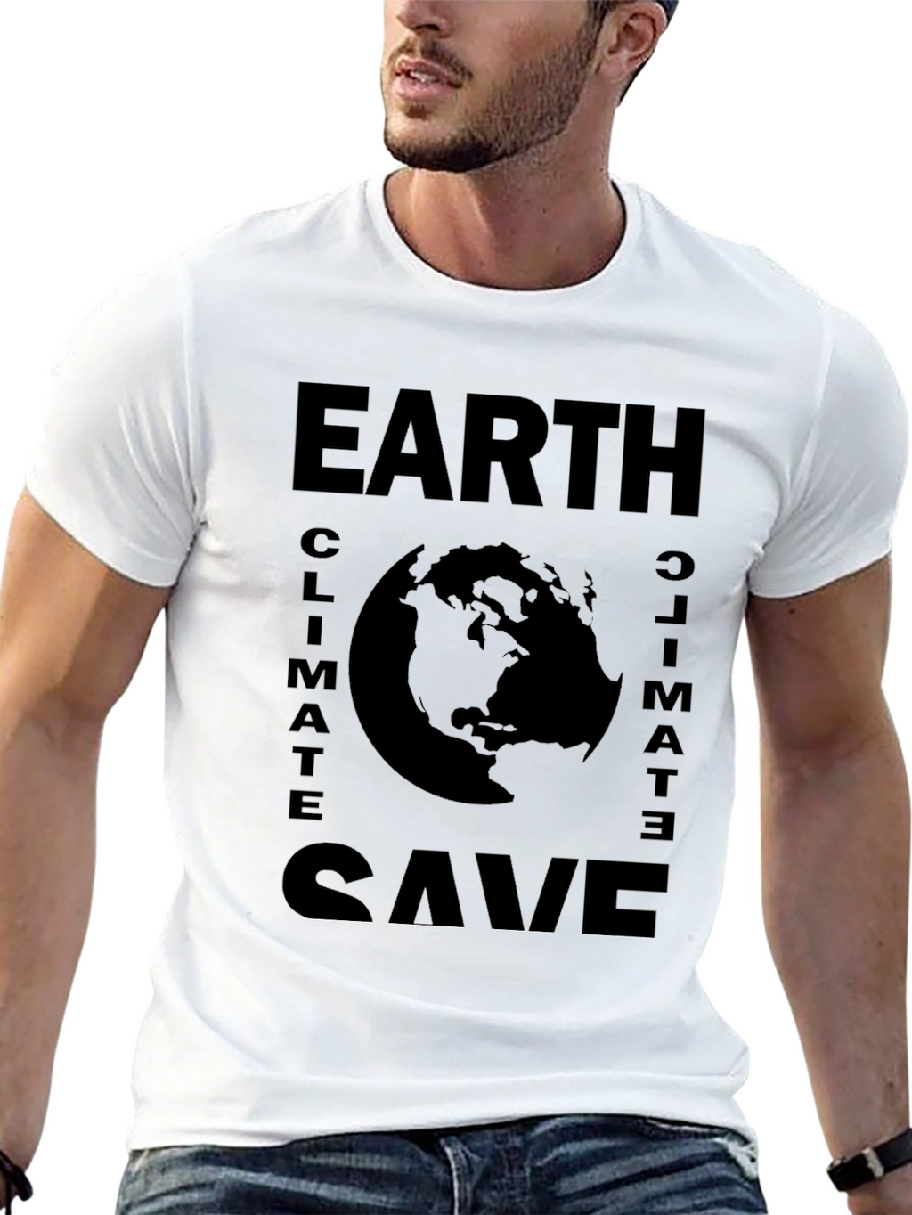 Save Earth Climate Change Graphic Tee