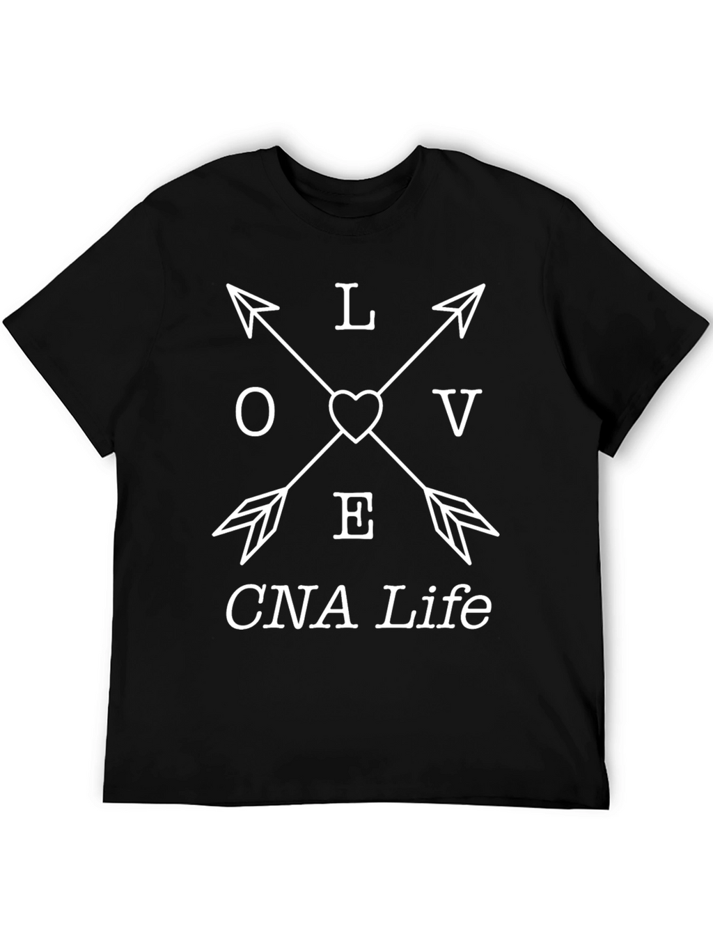 CNA Life LOVE Arrow Graphic T-Shirt