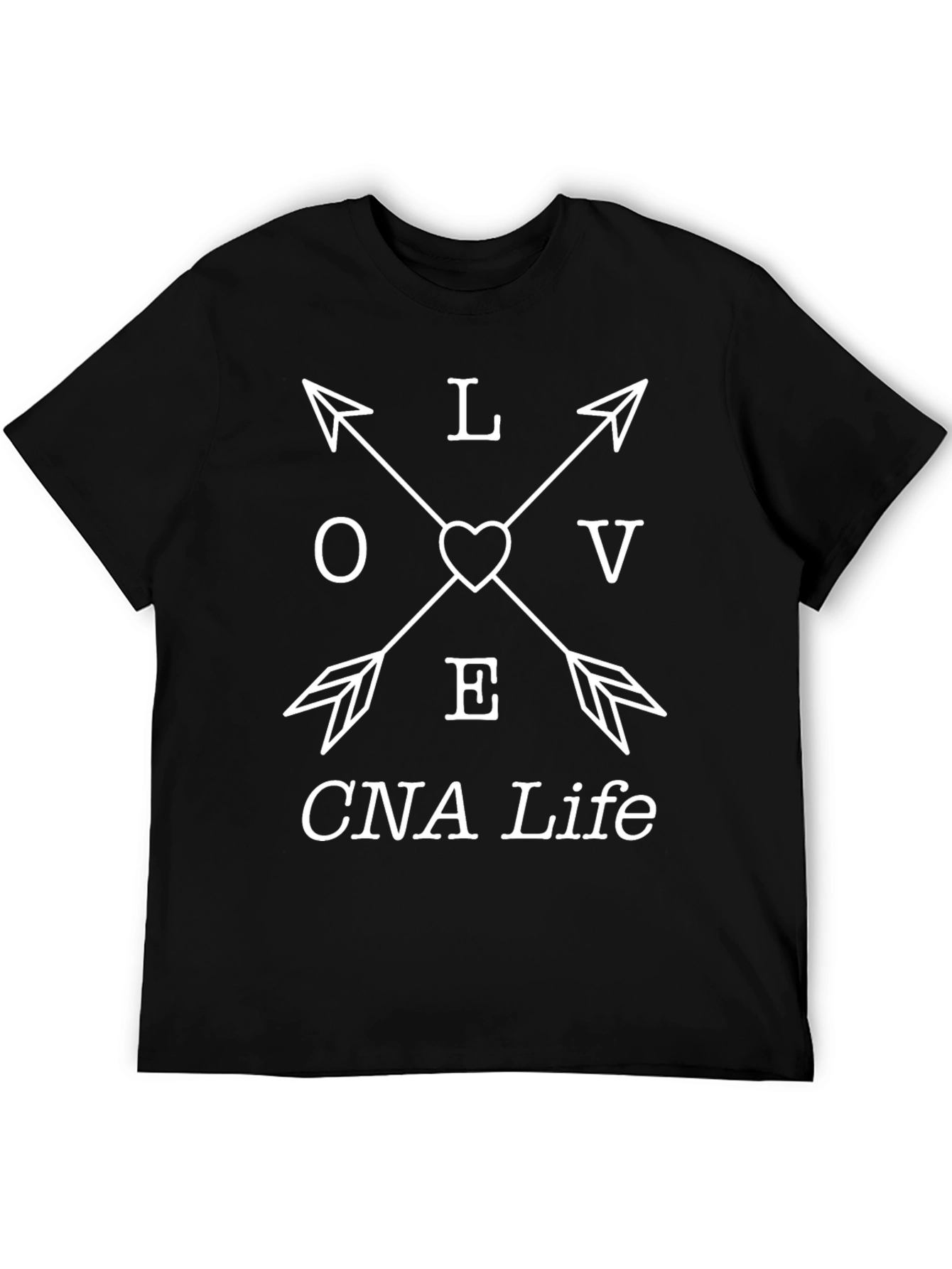 CNA Life LOVE Arrow Graphic T-Shirt
