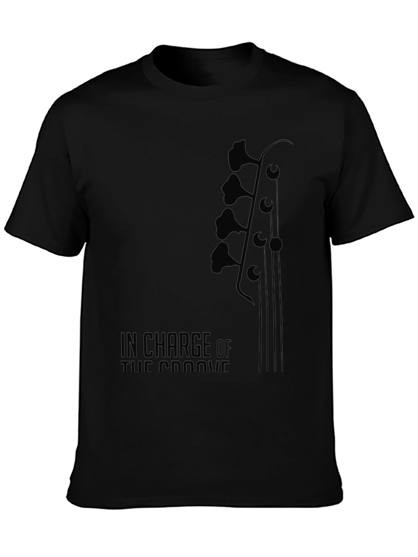 In Charge of the Groove Black T-Shirt