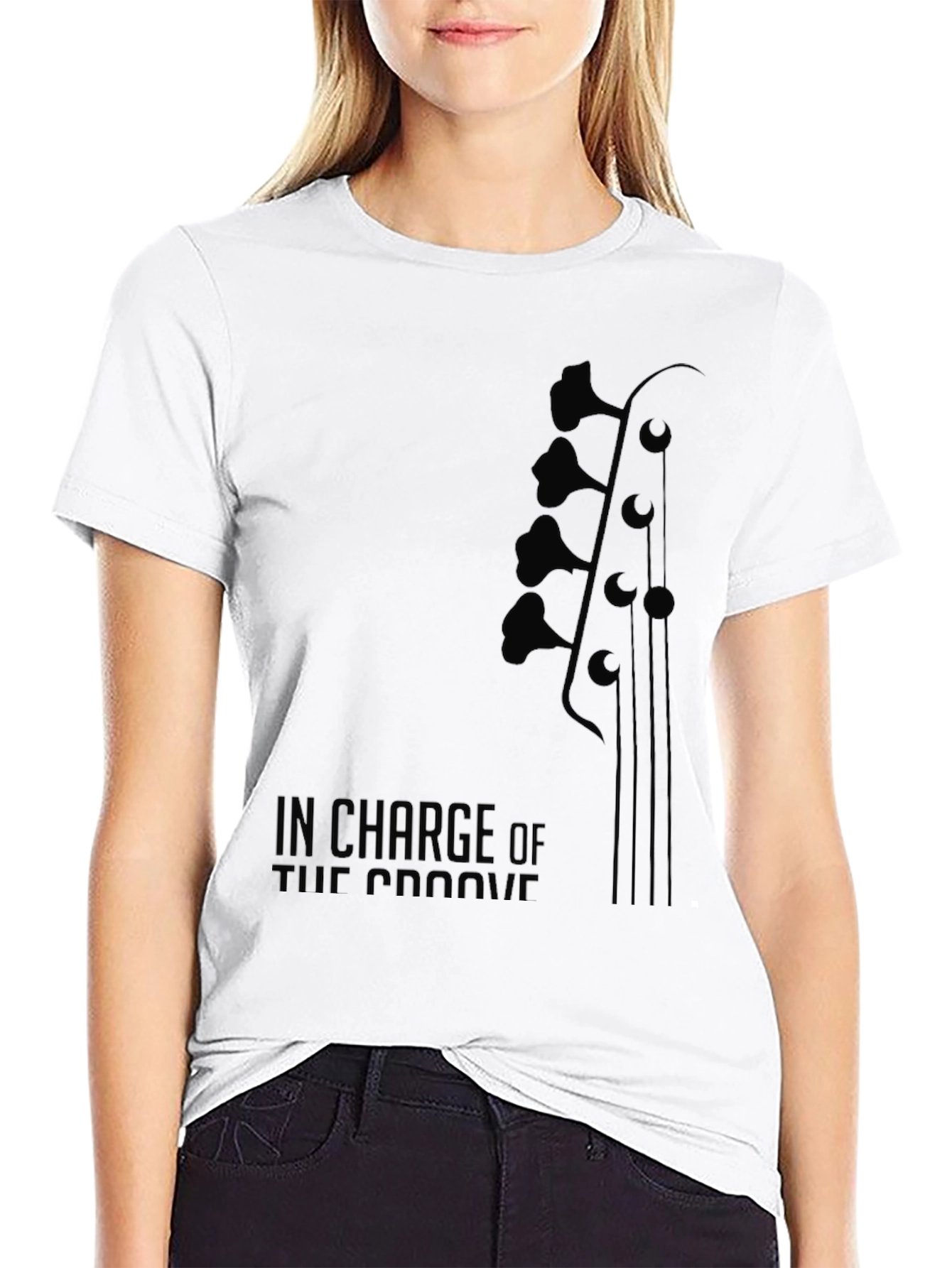 In Charge of the Groove Black T-Shirt