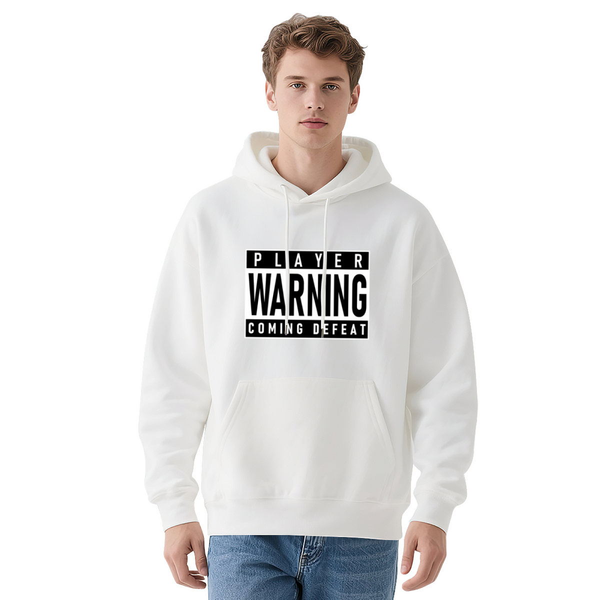 Statement Piece Hoodie - Bold Design Pullover #0550