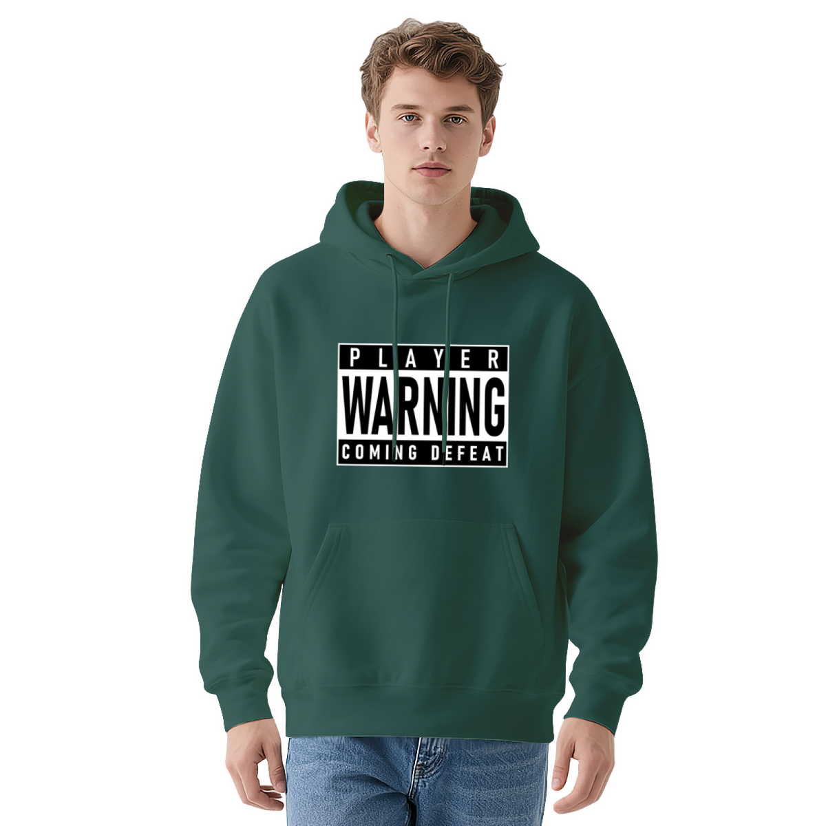 Statement Piece Hoodie - Bold Design Pullover #0550